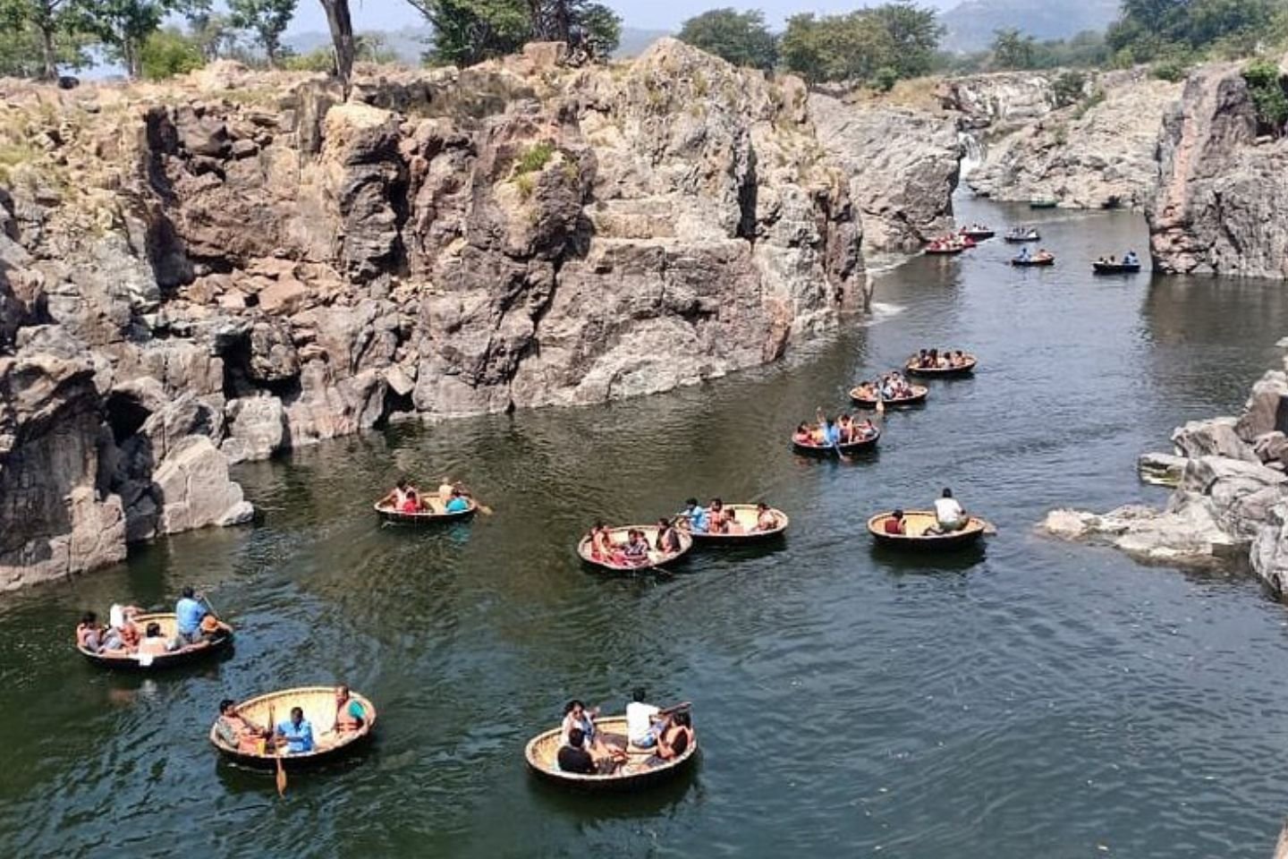 Bangalore Temples Waterfalls Tour with Lunch