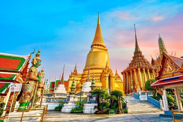 Bangkok Grand Palace Sunset Cruise Buffet Tour