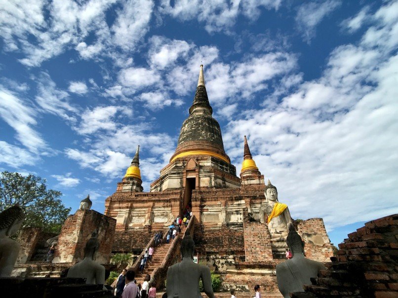 Ayutthaya Bicycle Tour with Sunset Cruise Experience