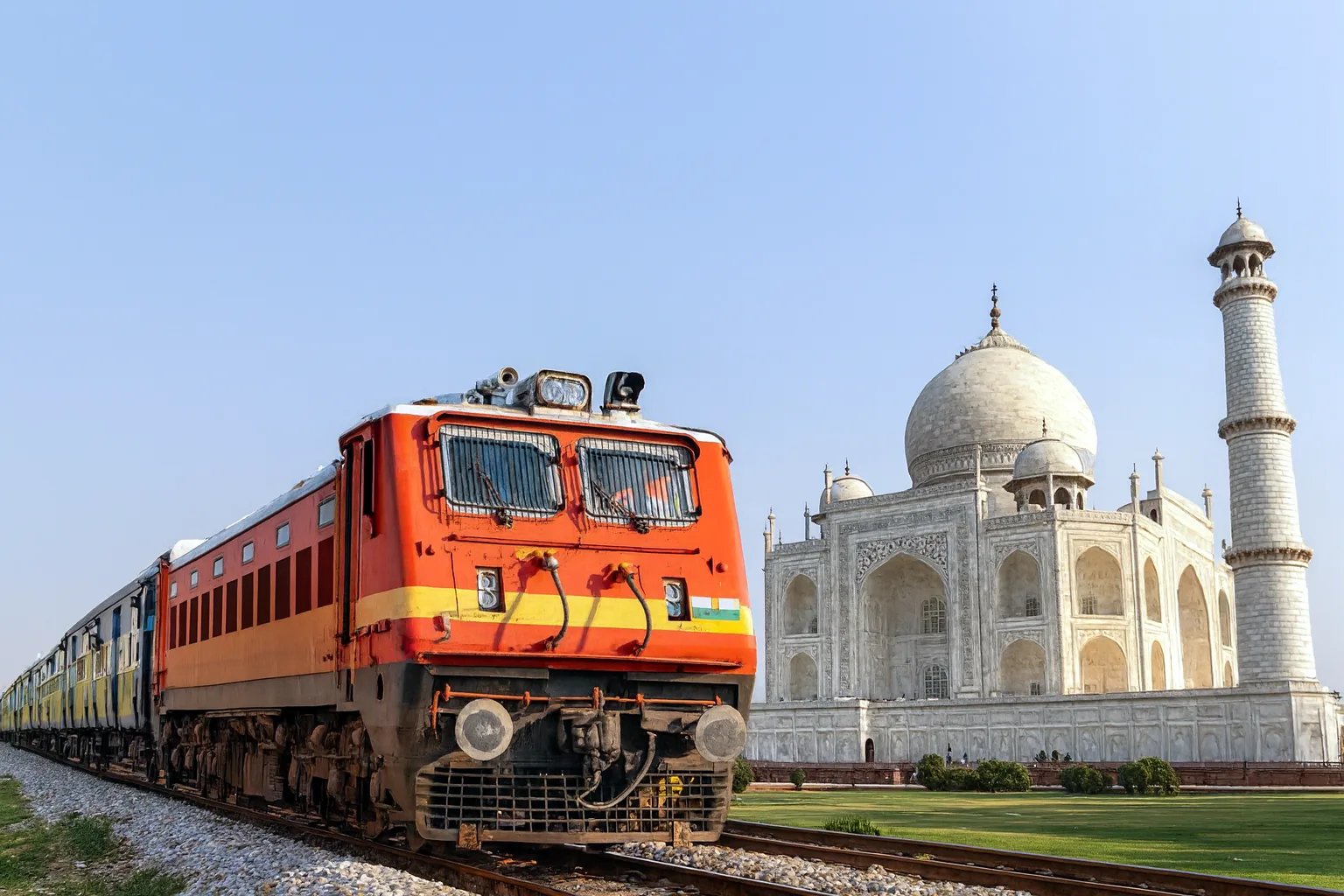 Taj Mahal and Agra Tour by Gatimaan Express Train