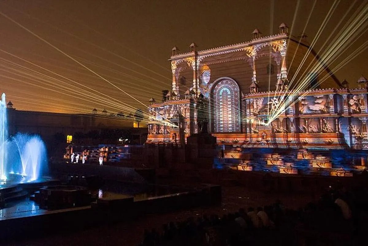 Akshardham Temple Tour with Light and Water Show