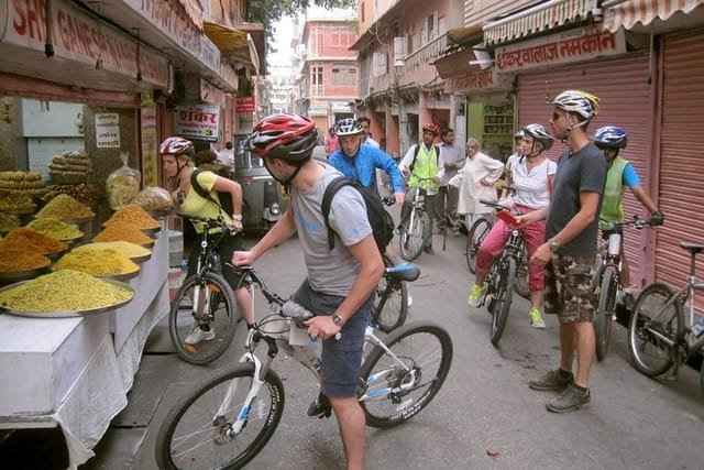 Jaipur Old City Morning Bicycle Food and Culture Tour