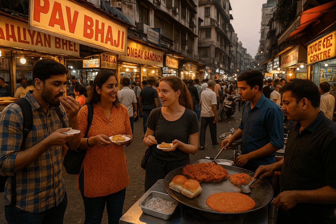 Mumbai Street Food and Night Market Walking Tour